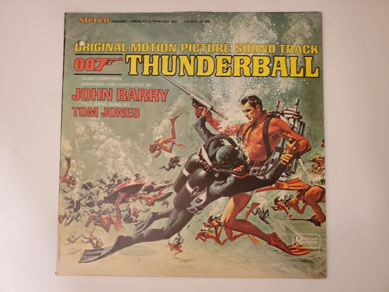 John Barry (Title Song sung by Tom Jones) Thunderball (Original Motion Picture Sound Track) vinyl record